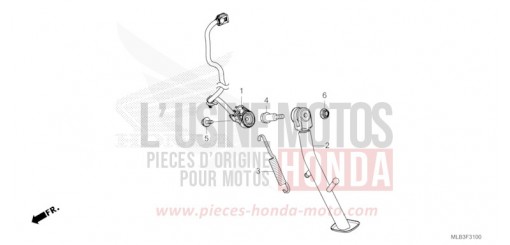 BEQUILLE LATERALE CB750AP de 2024